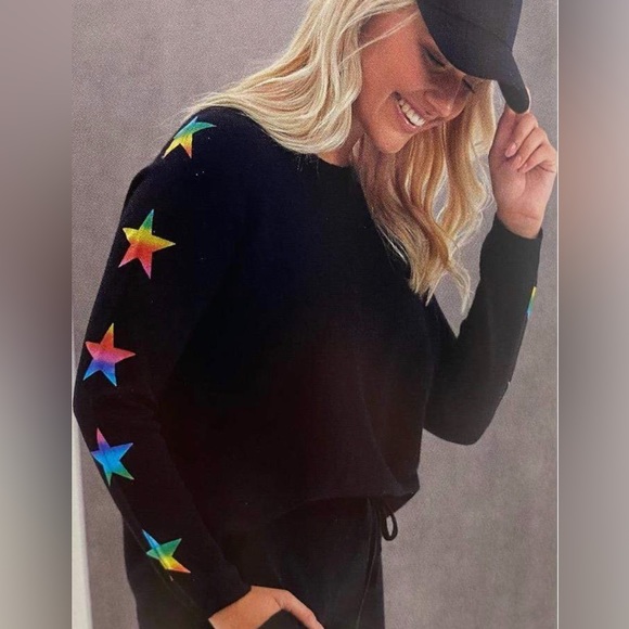 Brodie Cashmere T Shooting Star Sweater Navy